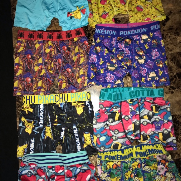 Spider-Man and Pokémon and pika chi underwear - Picture 2 of 9